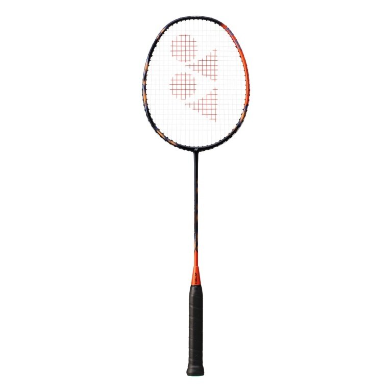 Yonex rakieta do badmintona Astrox 77 Play (głowicowa, średnia) pomarańczowa - naciągnięta -