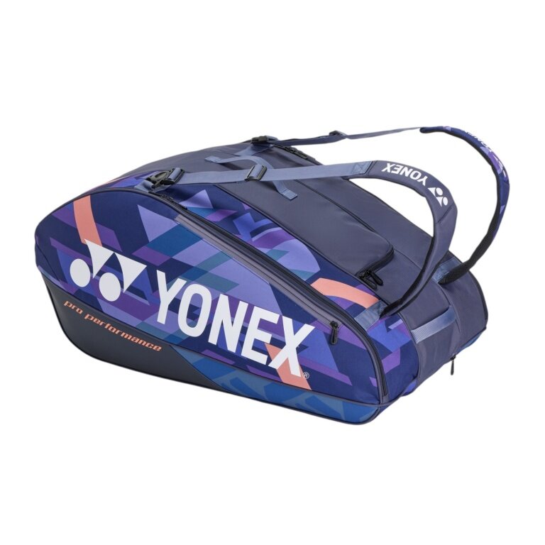 Torba na rakiety Yonex Pro (Schlägertasche, 3 główne komory, komora termiczna) 2025 granatowa 12 sztuk