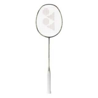 Yonex rakieta do badmintona Astrox 77 Play (z ciężarem na głowie, średnia) 2026 beżowa - naciągnięta -