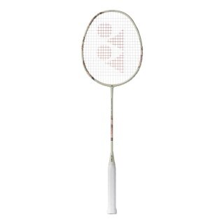 Yonex rakieta do badmintona Nanoflare 700 Play (lekko w głowicy, elastyczna) 2026 beżowa - naciągnięta -