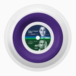 Yonex struna tenisowa Poly Tour Pro (trwałość + dotyk) fioletowa 200m rolka