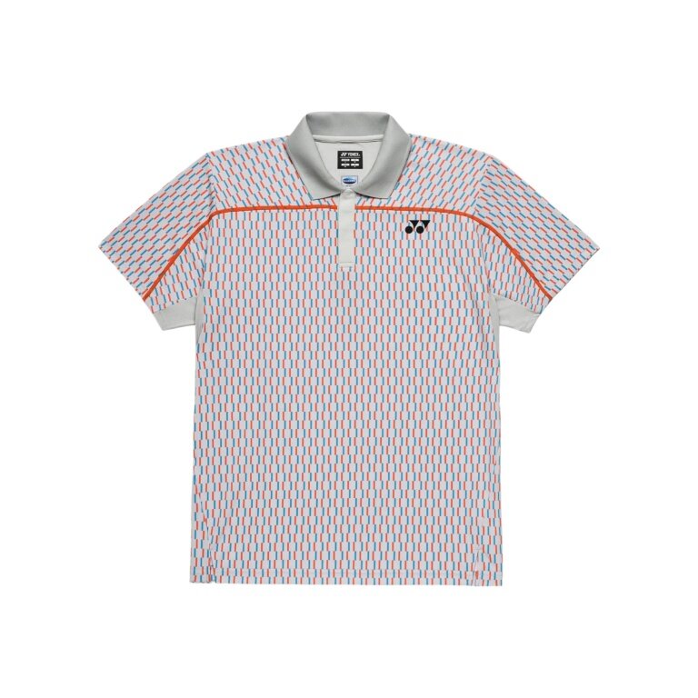 Yonex Polo tenisowe French Open 10706 (Roland Garros) 2026 srebrnoszare męskie