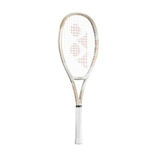 Yonex Rakieta tenisowa VCore (7. generacja) Feel 100in/250g/Uniwersalna 2024 piaskowy/beżowy - naciągnięta -