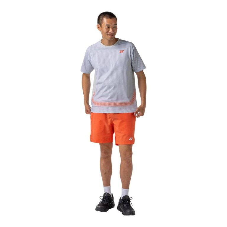 Koszulka sportowa Yonex Practice 16844 (100% poliester) 2026 srebrnoszara męska