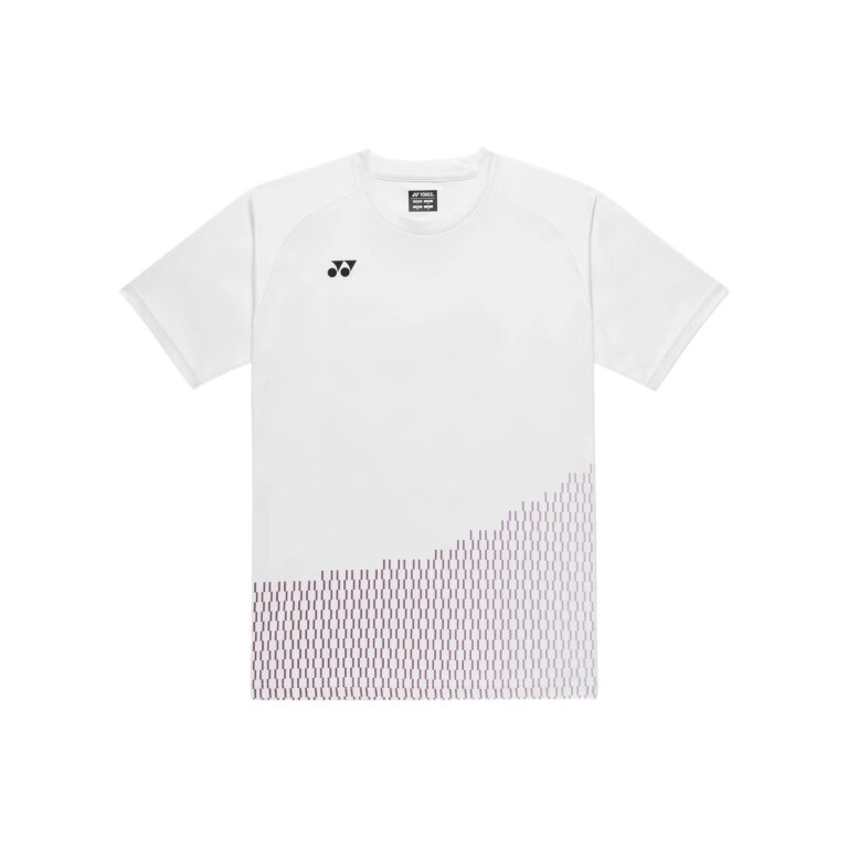 Koszulka sportowa Yonex Practice Print 16863 (100% poliester) 2026 biała męska
