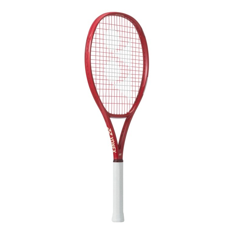 Yonex rakieta tenisowa VCore Alpha SL (8. generacja) 100in/245g/dla juniorów 2026 czerwony - naciągnięta -