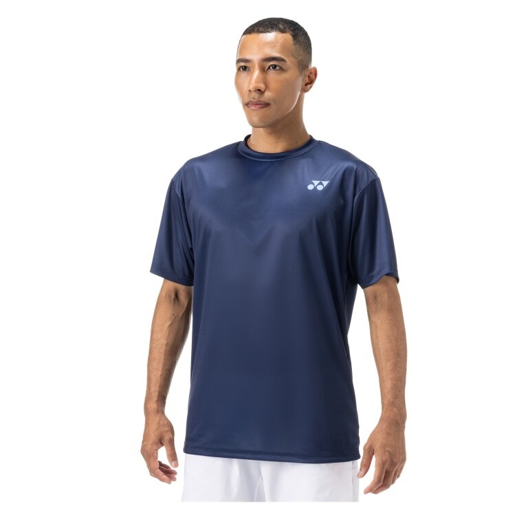 Yonex T-shirt treningowy Practice Small Logo YM0045 (100% poliester) 2024 indygo niebieski mężczyźni