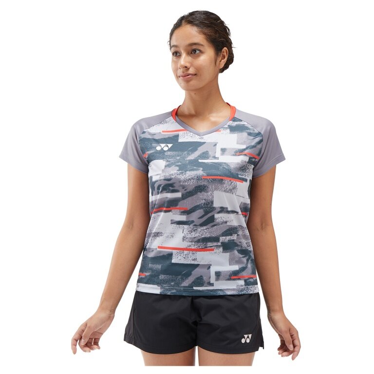 Koszulka sportowa Yonex Crew Neck Club Team YW0034 (100% poliester) szara damska