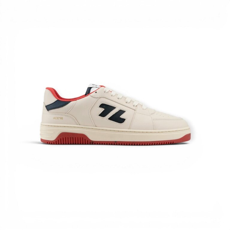 Zeta Sneaker Ace 98 kremowy/biały/marynarski niebieski/czerwony damski