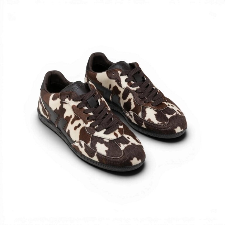 Zeta Sneaker Delta Cow brązowe damskie