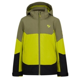 Ziener zimowa kurtka narciarska Agimo-Z (wodoodporna, wiatroszczelna, ciepła) 2025 elektryczna zieleń dziecięca