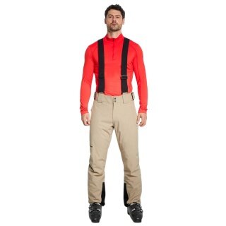 Ziener zimowe spodnie narciarskie Tazlin-Z (wodoodporne, wiatroszczelne, z osłoną na śnieg) długie 2025 piaskowy brąz męskie