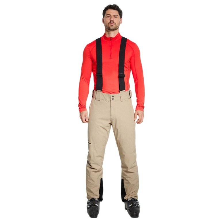 Ziener zimowe spodnie narciarskie Tazlin-Z (wodoodporne, wiatroszczelne, z osłoną na śnieg) długie 2025 piaskowy brąz męskie