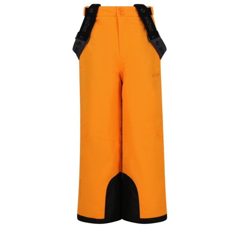 Spodnie narciarskie Zigzag Winter-Skihose ProvoW-PRO 10.000 (wodoodporne, oddychające, z osłoną na śnieg) pomarańczowe dziecięce