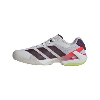 adidas halowe buty do tenisa Adizero Counterblast białe/fioletowe męskie