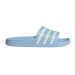 adidas klapki Adilette Aqua 3-pasy (podeszwa Cloudfoam, formowany pasek EVA) jasnoniebieskie - 1 para
