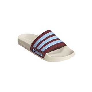 adidas klapki Adilette Shower 3-pasy kremowo-białe/bordowe męskie