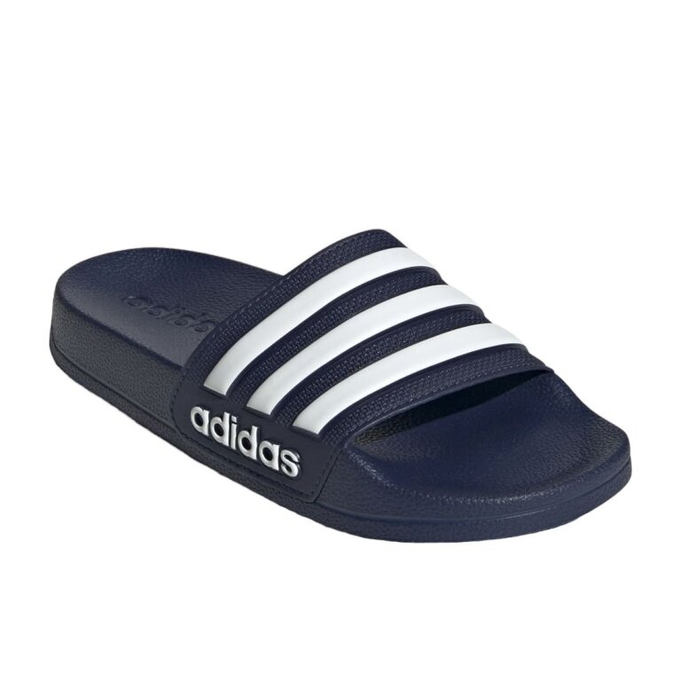 adidas Klapki Adilette Shower granatowe/białe dziecięce - 1 para
