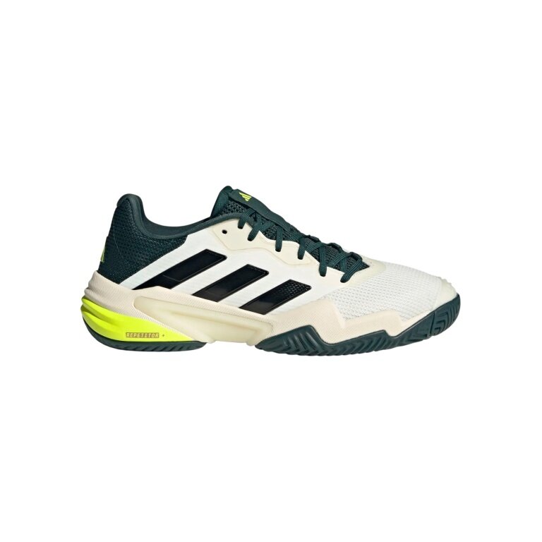 adidas buty tenisowe Barricade 13 Allcourt/Stabil 2025 białe/zielone/limonkowe męskie