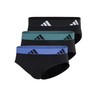 adidas bielizna slip brief Active Flex Cotton - wielokolorowy - 3 sztuki