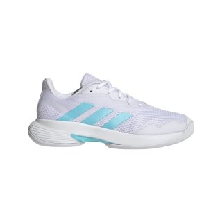 adidas buty tenisowe CourtJam Control do gry w hali/na dywanie/baldachim białe damskie