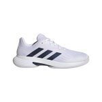 adidas buty tenisowe CourtJam Control do gry w hali/na dywanie białe/granatowe męskie