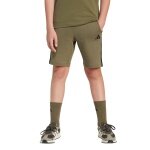 spodenki treningowe adidas Essentials (bawełna) krótkie oliwkowe dla chłopców
