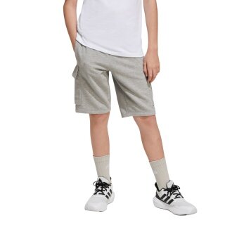 spodenki treningowe adidas Essentials Cargoshorts (bawełna/poliester) krótkie szare chłopięce