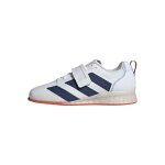 adidas Buty fitnessowe Adipower Weightlifting III (buty do podnoszenia ciężarów) białe/ciemnoniebieskie męskie