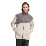adidas Fleecejacka Terrex Multi Full Zip beżowo/węglowy męska