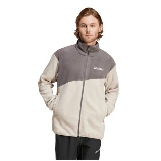 adidas Fleecejacka Terrex Multi Full Zip beżowo/węglowy męska