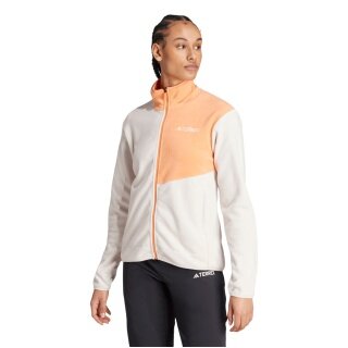 adidas Fleecejacka Terrex Multi Full Zip beżowo-pomarańczowa damska