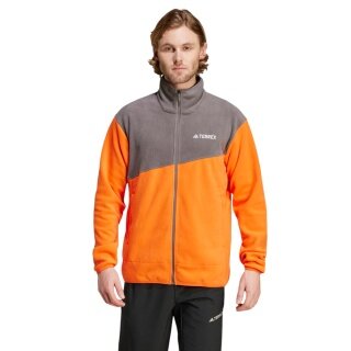 adidas Fleecejacka Terrex Multi Full Zip pomarańczowo/szara męska