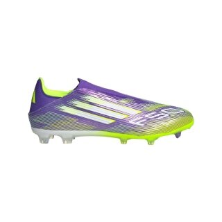 adidas buty piłkarskie F50 League LL FG/MG (sztuczna trawa, na twarde nawierzchnie) fioletowo-limonkowe męskie
