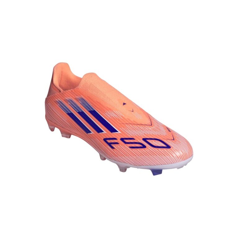 adidas buty piłkarskie F50 League LL FG/MG (sztuczna trawa, na twarde nawierzchnie) pomarańczowo-niebieskie męskie