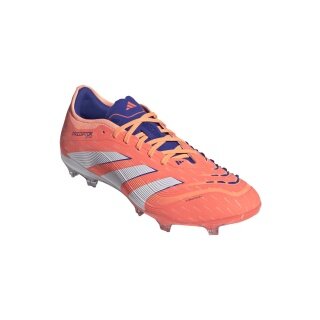adidas buty piłkarskie Predator Pro FG na twarde nawierzchnie (naturalna trawa) koralowo-czerwone/białe męskie