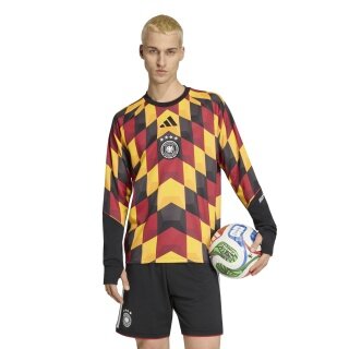 adidas longsleeve koszulka Niemcy 26 Domowy Pre Match Warm Top czarny/żółty/czerwony mężczyźni