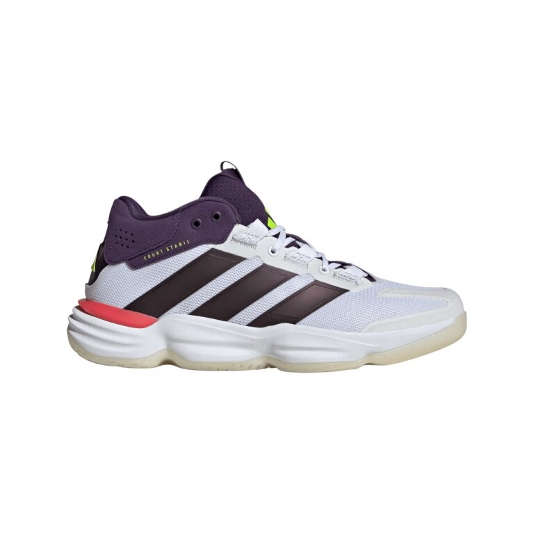 adidas halowe buty do koszykówki Courtstabil (Basketball) białe/fioletowe męskie