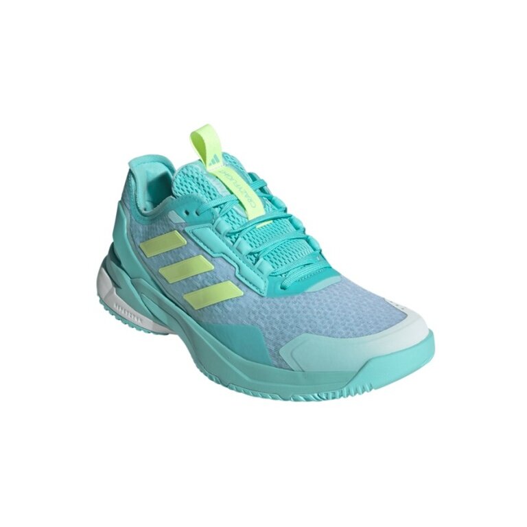 adidas halowe buty do tenisa CrazyFlight 6 aquablau/mint damskie