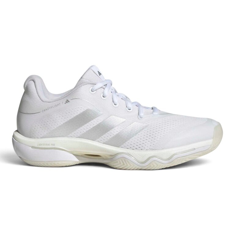 adidas halowe buty do gry CrazyFlight 7 białe/srebrne damskie