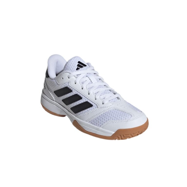 adidas halowe buty do tenisa Ligra 8 białe/czarne dziecięce
