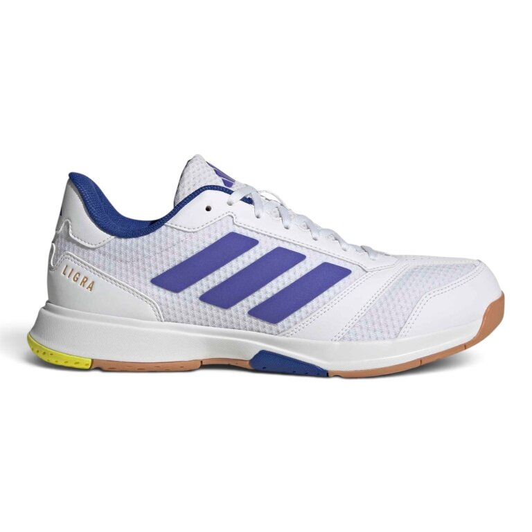 adidas halowe buty sportowe Ligra 8 białe/fioletowe męskie