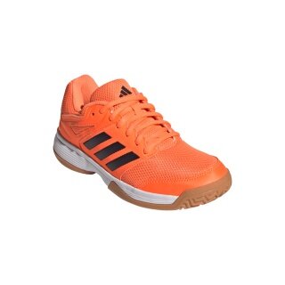adidas halowe buty sportowe Speedcourt pomarańczowo/czarno/białe dziecięce