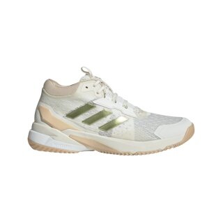 adidas Halowe buty do tenisa CrazyFlight 6 Mid białe/złote damskie