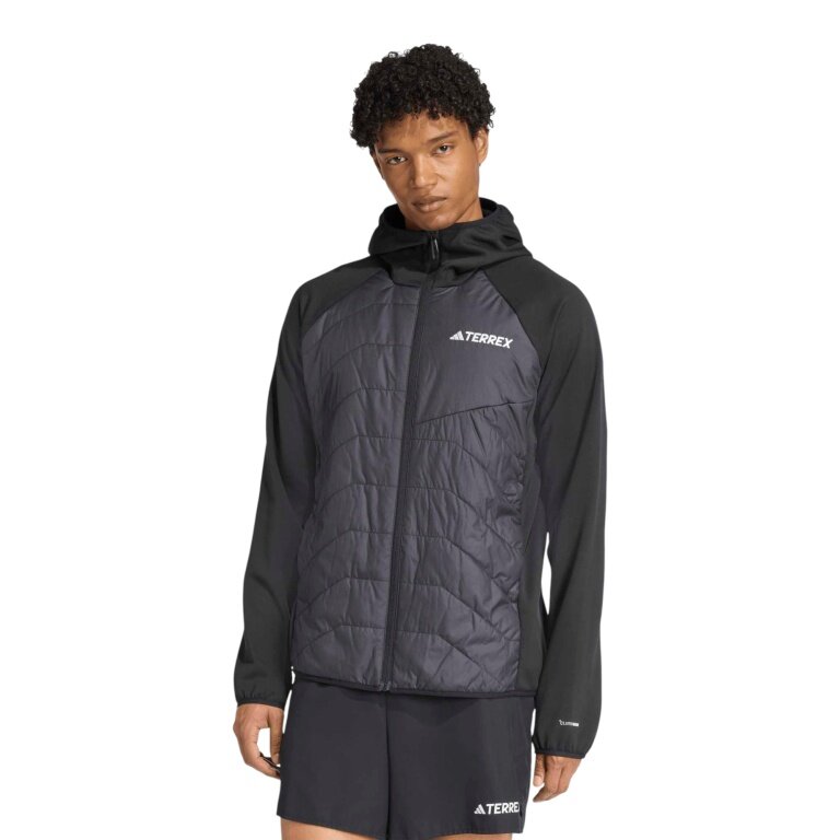 adidas Izolacyjna hybrydowa kurtka Terrex Multi CLIMAWARM ocieplana czarna męska