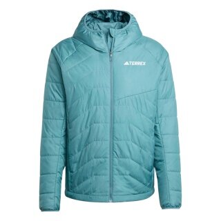 adidas kurtka izolacyjna Terrex Multi Synthetic z kapturem niebieska męska