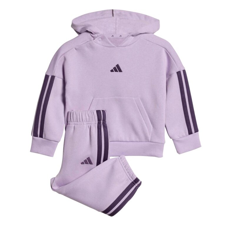 adidas dres Essentials (mieszanka bawełny) fioletowy dla małych dziewczynek