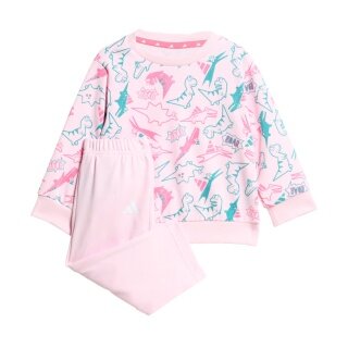 adidas dres sezonowy Essentials Adiraptor French Terry różowy dla dziewczynek małych