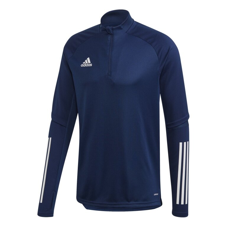 adidas Koszulka z długim rękawem Condivo 20 Top (recyklingowany poliester, 1/4 Zamek) granatowa Męska
