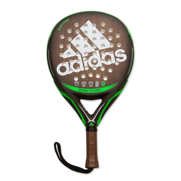 adidas rakieta do padla Adipower Green Padel 375g/Okrągła czarna/zielona